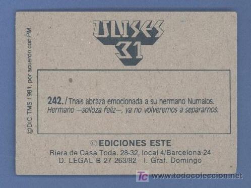 Coleccionismo cromos antiguos: Ulises 31 - Ediciones ESTE - Foto 1