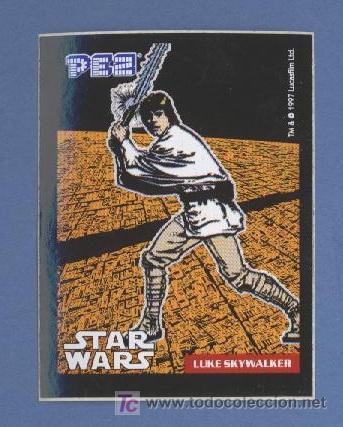 Coleccionismo cromos antiguos: Star Wars - Luke Skywalker - Pez - Foto 1
