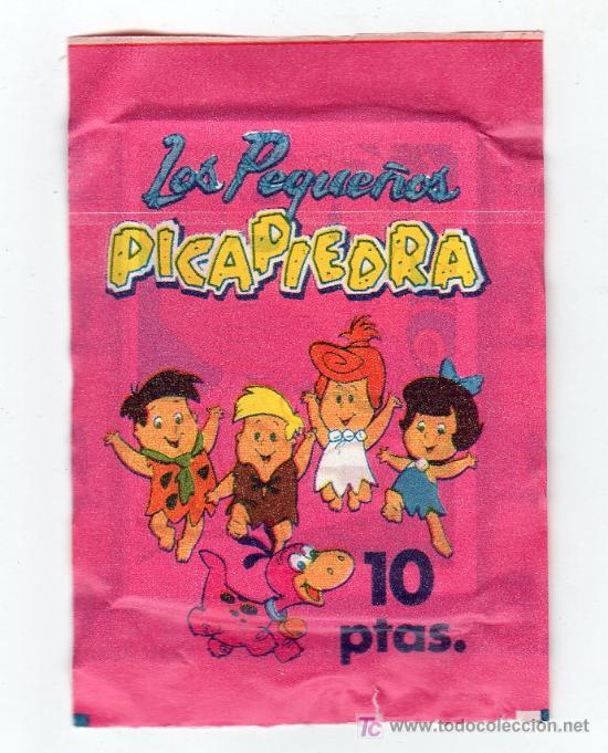 Coleccionismo cromos antiguos: SOBRE DE CROMOS DE LOS PEQUE&Ntilde;OS PICAPIEDRA - Foto 1