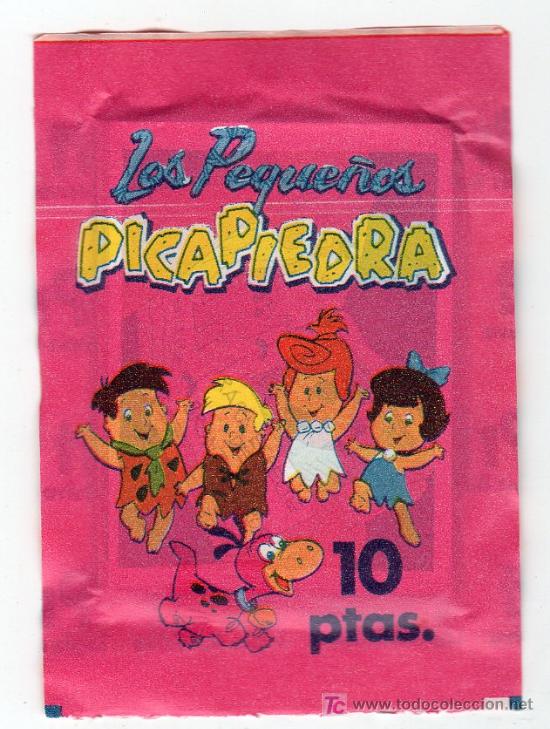 Coleccionismo cromos antiguos: SOBRE DE CROMOS LOS PEQUE&Ntilde;OS PICAPIEDRA - Foto 1
