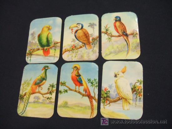 Coleccionismo cromos antiguos: LOTE 6 CROMOS - PAJAROS - - Foto 1