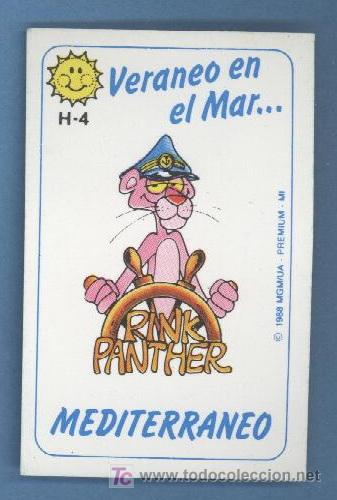 Coleccionismo Cromos antiguos: La pantera rosa - Veraneo en el mar Mediterraneo - ASTON