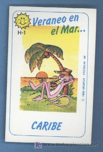 Coleccionismo Cromos antiguos: La pantera rosa - Veraneo en el mar Caribe - ASTON