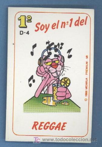 Coleccionismo cromos antiguos: La pantera rosa - Soy el N&ordm;1 del Reggae - ASTON - Foto 1