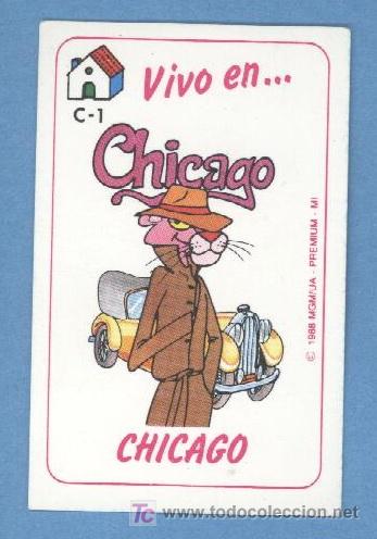 Coleccionismo Cromos antiguos: La pantera rosa - Vivo en Chicago - ASTON