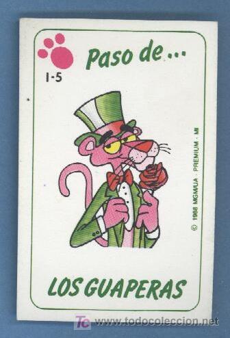 Coleccionismo cromos antiguos: La pantera rosa - Paso de los guaperas - ASTON - Foto 1