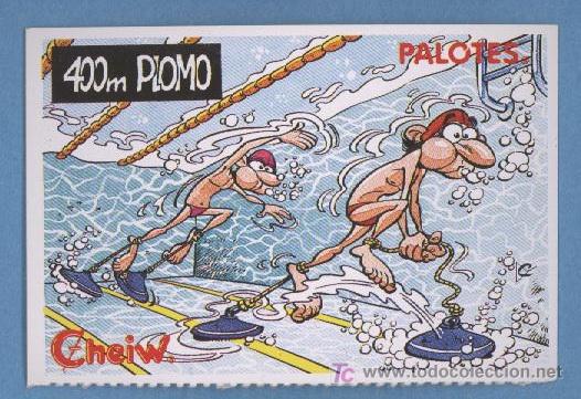 Coleccionismo cromos antiguos: 400m Plomo - Olimpiadas - Palotes - Cheiw - Foto 1