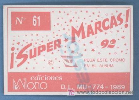 Coleccionismo cromos antiguos: Super Marcas - Ediciones MILANO - Foto 1