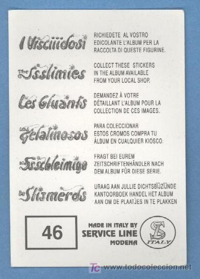 Coleccionismo cromos antiguos: Los Gelatinosos - Panini - Foto 1