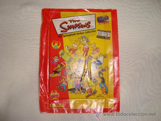 Coleccionismo cromos antiguos: SOBRE DE CROMOS DE LOS SIMPSONS SIN ABRIR - Foto 1