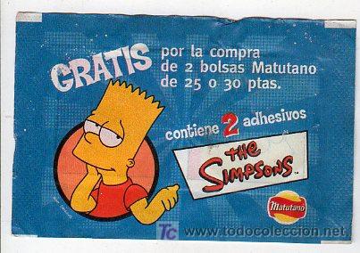 Coleccionismo cromos antiguos: SOBRE DE CROMOS THE SIMPSONS - Foto 1