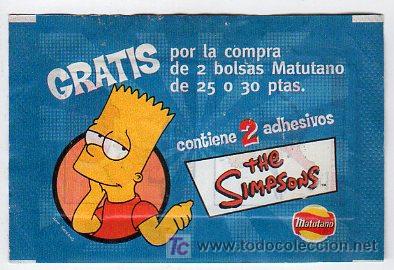 Coleccionismo cromos antiguos: SOBRE DE CROMOS THE SIMPSONS - Foto 1