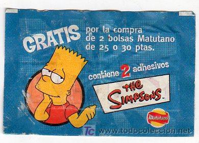 Coleccionismo cromos antiguos: SOBRE DE CROMOS THE SIMPSONS - Foto 1