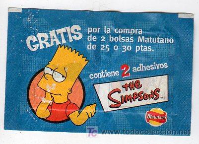 Coleccionismo cromos antiguos: SOBRE DE CROMOS THE SIMPSONS - Foto 1