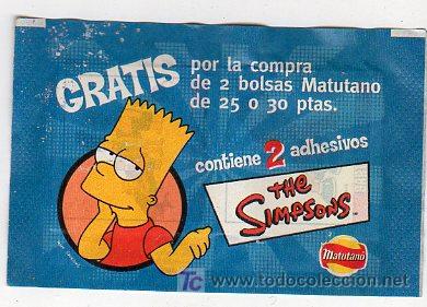 Coleccionismo cromos antiguos: SOBRE DE CROMOS THE SIMPSONS - Foto 1
