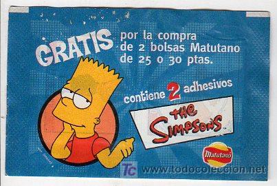 Coleccionismo cromos antiguos: SOBRE DE CROMOS THE SIMPSONS - Foto 1