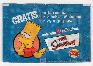 Coleccionismo cromos antiguos: SOBRE DE CROMOS THE SIMPSONS - Foto 1