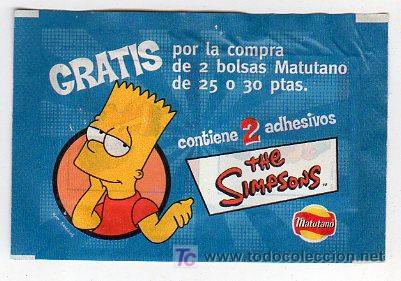 Coleccionismo cromos antiguos: SOBRE DE CROMOS THE SIMPSONS - Foto 1