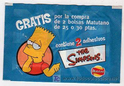 Coleccionismo cromos antiguos: SOBRE DE CROMOS THE SIMPSONS - Foto 1