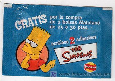 Coleccionismo cromos antiguos: SOBRE DE CROMOS THE SIMPSONS - Foto 1