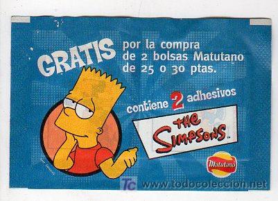 Coleccionismo cromos antiguos: SOBRE DE CROMOS THE SIMPSONS - Foto 1