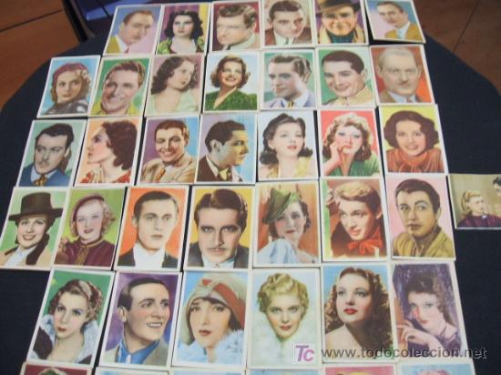 Collezionismo Figurine antiche: LOTE 40 CROMOS - ARTISTAS CINE - CINEFOTO - EDITORIAL BRUGUERA -