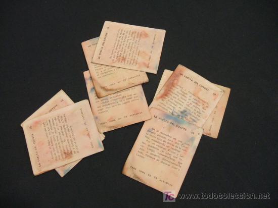 Coleccionismo cromos antiguos: LOTE 10 CROMOS - LA VUELTA DEL COYOTE - - Foto 7