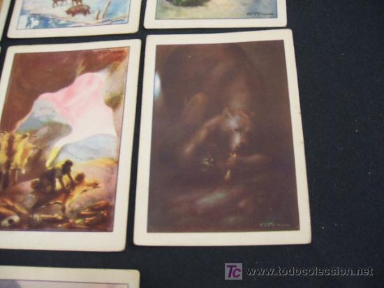 Coleccionismo cromos antiguos: LOTE 7 CROMOS - HISTORIA DEL PROGRESO HUMANO - CHOCOLATES AMATLLER - - Foto 5