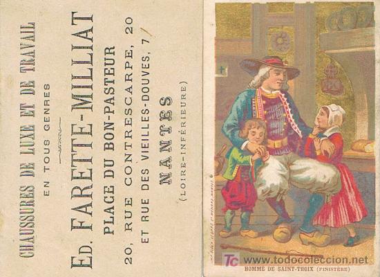 Coleccionismo Cromos antiguos: CROMOS FRANCESES, HOMME DE SAINT-THOIX, ED. FARETTE - MILLIAT