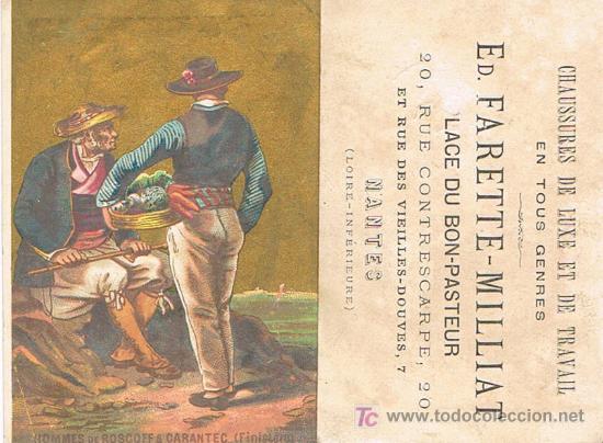 Coleccionismo Cromos antiguos: CROMOS FRANCESES, HOMMES DE ROSCOFF & CARANTEC, ED. FARETTE - MILLIAT