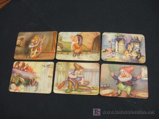 Coleccionismo cromos antiguos: LOTE  6 CROMOS - BLANCANIEVES - - Foto 1
