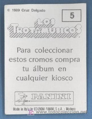 Coleccionismo cromos antiguos: Los Trotam&uacute;sicos  - PANINI - Foto 1