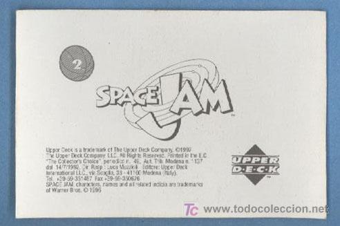Coleccionismo cromos antiguos: Space Jam - Upper Deck - Foto 1