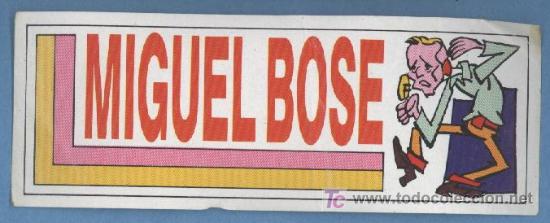 Coleccionismo cromos antiguos: Autoadhesiva N&ordm; 148 - Miguel Bose - Comicromo - Foto 1