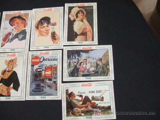 Coleccionismo cromos antiguos: LOTE 9 CROMOS - THE COCA-COLA COLLECTION - - Foto 3