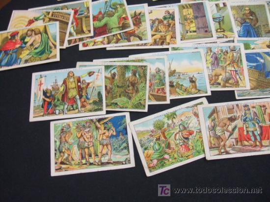 Coleccionismo cromos antiguos: LOTE 29 CROMOS - CRISTOBAL COLON - CHOCOLATE JUNCOSA - - Foto 4