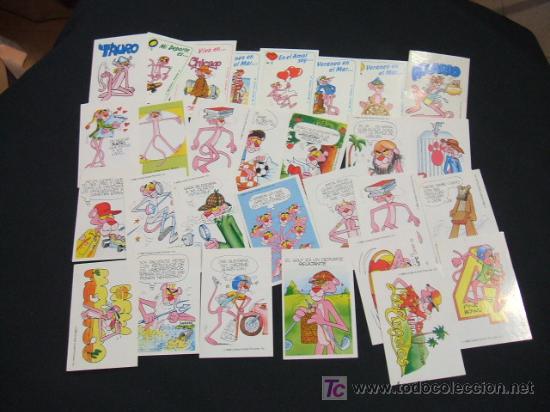 Coleccionismo cromos antiguos: LOTE 29 CROMOS - PANTERA ROSA - EDICIONES ASTON - - Foto 1