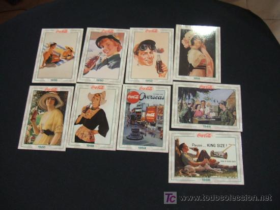 Colecionismo Cromos antigos: LOTE 9 CROMOS - THE COCA-COLA COLLECTION -