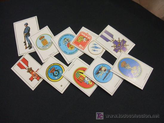 Coleccionismo cromos antiguos: LOTE 10 CROMOS - NUESTROS EJERCITOS - - Foto 1