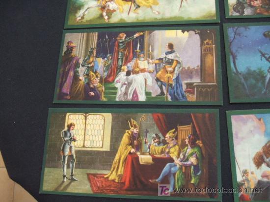 Coleccionismo cromos antiguos: COLECCION COMPLETA (10 CROMOS) - JUANA DE ARCO - - Foto 4