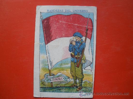 Coleccionismo cromos antiguos: Cromo, banderas del universo - Foto 1