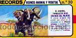 Colecionismo Cromos antigos: CROMO BIMBO RECORDS N&ordm; 30