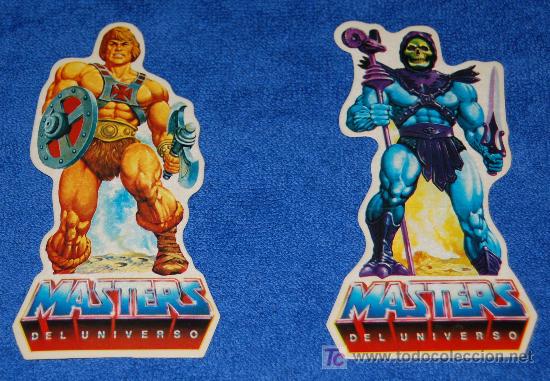 Coleccionismo cromos antiguos: Hemman y Skeletor - Mattel - Foto 1