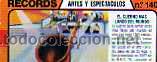 Colecionismo Cromos antigos: CROMO BIMBO RECORDS N&ordm; 140