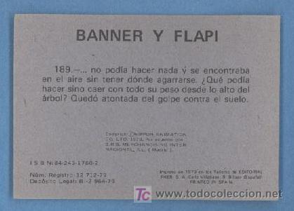 Coleccionismo cromos antiguos: Banner y Flapi - fher - Foto 1