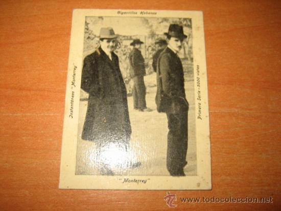 Coleccionismo Cromos antiguos: CARAS Y CARETAS    CIGARRILLOS HABANOS MONTERREY  PRIMERA SERIE