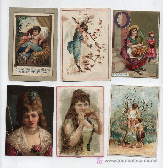 Coleccionismo cromos antiguos: Lote de 6 Cromos. - Foto 1