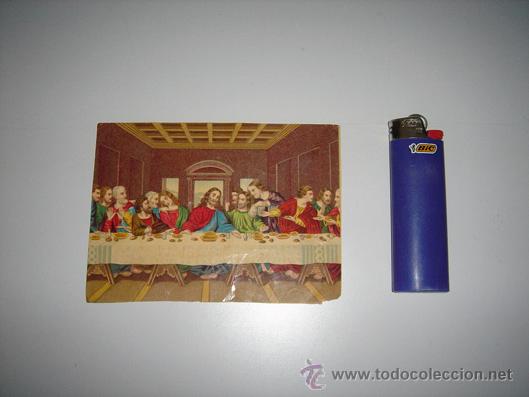 Coleccionismo cromos antiguos: cromo de la santa cena - Foto 1