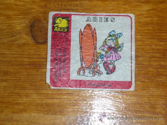 Coleccionismo cromos antiguos: CHICLE NI&Ntilde;A HOROSCOPO, ARIES. - Foto 1