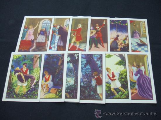 Coleccionismo cromos antiguos: COLECCION COMPLETA - 12 CROMOS - LA PRINCESA AURORA - - Foto 1